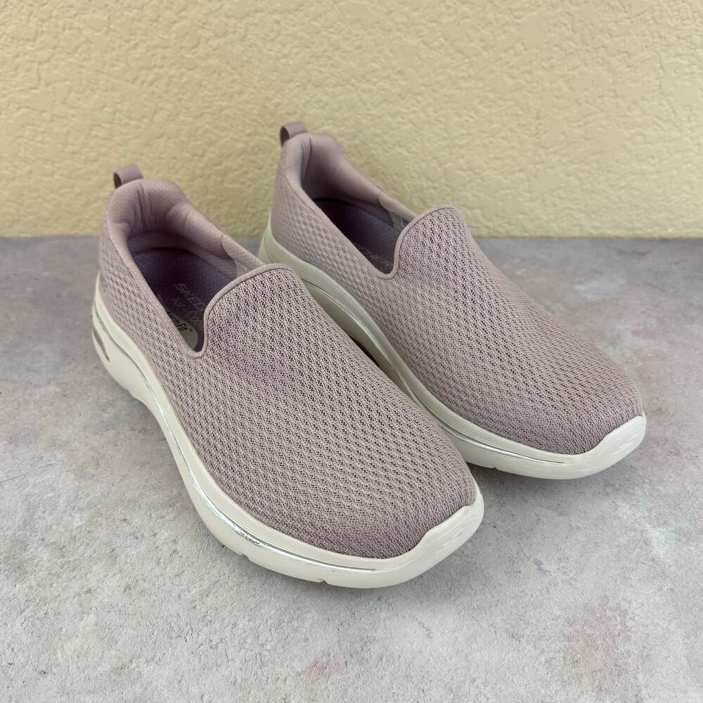 Skechers Go Walk Arch Fit 2.0 Saida Mauve Women's Size 8 Sneakers 125313